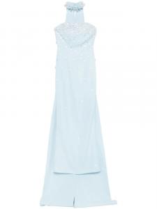 Комплект из платья и кейпа JEAN-LOUIS SABAJI, синий