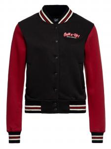 Queen Kerosin Толстовка с молнией 'Built it up!' в цвете Blackberry