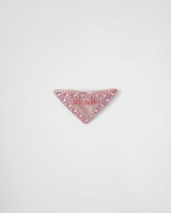 Заколка для волос из плексигласа Prada, розовый