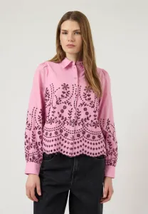 Блузка яслума Yas, Moonlite Mauve Detail Sassafras Stitching