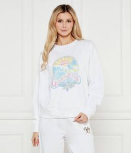 Свитер закат Oversize fit Guess Jeans, белый