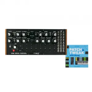 Аналоговый перкуссионный синтезатор Moog DFAM и набор «Patch & Tweak» с комплектом книг Moog