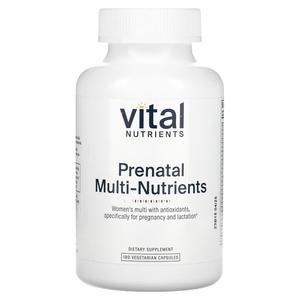 Добавка Vital Nutrients Prenatal Multi-Nutrients, 180 капсул
