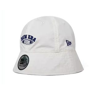 New Era Хлопковая панама унисекс цвета слоновой кости белый-серый, Ivory White/Gray