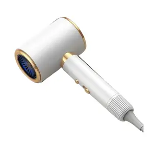 Wafne Электрический фен для волос горячий и холодный воздух для домашнего использования отрицательные ионы бережный уход за волосами синий свет бесшумный 8802