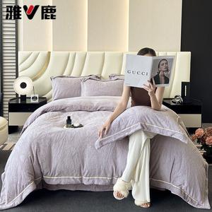 Yalu Комплект постельного белья 1.5м, 4 предмета, пододеяльник 200x230 см