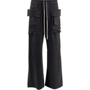 Прямые брюки с кулиской Rick Owens DRKSHDW, черный