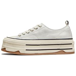 Низкие женские кроссовки TATA, White/Gold