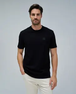 Мужская футболка с текстурой Salsa Jeans, черный