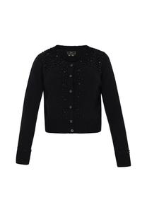 Вязаный кардиган faina, черный