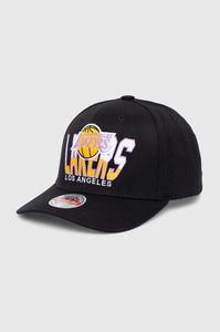 Бейсболка с содержанием шерсти Mitchell&Ness, черный