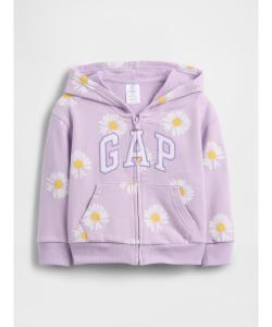 (K)babyGap Свободный крой, логотип GAP, махровая ткань, толстовка на молнии