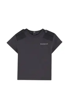 Футболка с пуговицами Givenchy Kids, серый