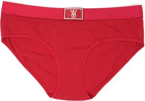 Трусики Victoria's Cotton Logo Hiphugger Hipster Victoria's Secret, Red/Vs
