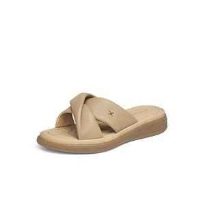 RED DRAGONFLY Скользоустойчивые износостойкие шлепанцы женские - абрикос, цвет Apricot