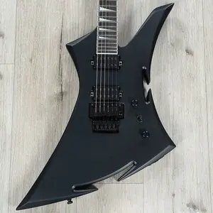 Гитара Jackson Concept Series King Kelly KE, гриф из эбена, черная с белыми полосками