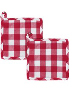 Redbest  Хлопковые прихватки, 2 шт , цвет «Нэшвилл», красный