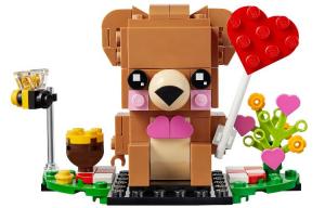 Конструктор Brickheadz Heart Bear, 300 деталей LEGO
