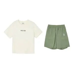 Повседневная спортивная одежда для подростков MLB KIDS, кремовый