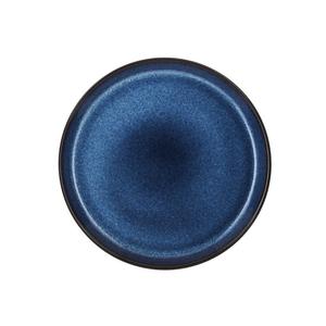 Тарелка для завтрака Gastro черная/темно-синяя 21 см Bitz, голубовато-черный
