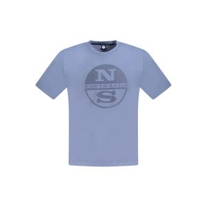 Синяя хлопковая мужская футболка North Sails