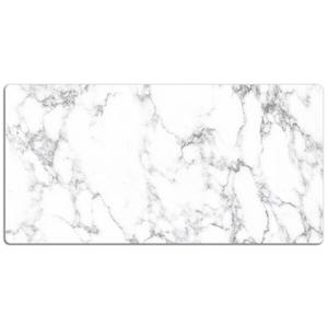 Настольный коврик Tulup Marmorstein, 90x45x1 см, белый