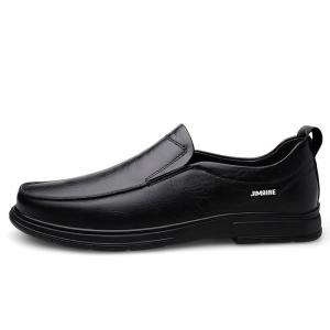 King Jinmai Мужские повседневные ботинки низкие на зиму с флисовой подкладкой черные, цвет Black Winter Fleece-Lined