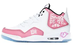 Баскетбольные кроссовки Courtside 23 Vintage женские, среднего размера, розовый/белый Jordan