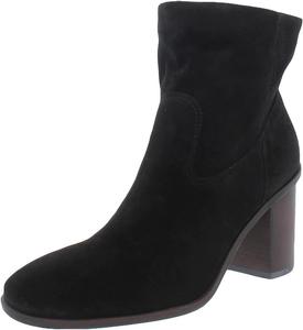 Женские классические ботильоны YDN с круглым закрытым носком, на широкую икру, с массивным средним каблуком, для повседневной носки, размеры US 4-15, Black