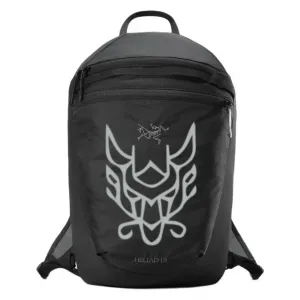 Arcteryx 15-литровый наружный рюкзак из нейлона черный унисекс, Black Silver