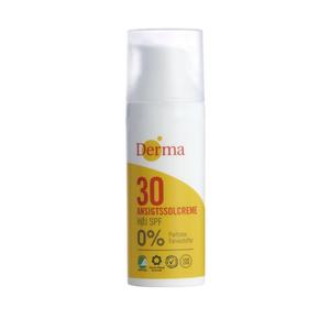 Derma Sun, солнцезащитный крем для лица SPF 30 гипоаллергенный, 50 мл