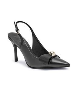 Туфли кожаные Furla Sphere на шпильке, черный