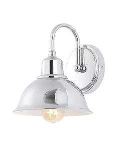 Светодиодный светильник Frisco для кухни, фермерского дома, 1 лампа, промышленный Jonathan Y, silver-tone