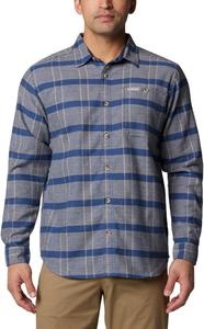 Рубашка Columbia Mens Pitchstone Heavyweight Flannel II, Mountain Blue Boro Plaid