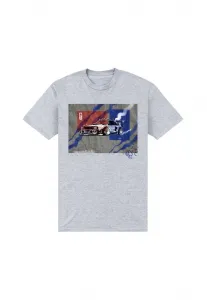 Футболка с принтом в виде кнута мэтта килинга Henry Tiger, Light Heather Grey