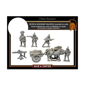 Легионерские баллисты на повозках — ранний имперский, War & Empire - Ancients Miniatures - Late Roman (15mm)