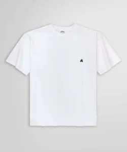 Футболка из плотного хлопкового трикотажа производства США с логотипом GF Brooks Brothers, цвет White