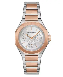 Женские многофункциональные часы Armani exchange из двухцветной нержавеющей стали, 36 мм A|X Armani Exchange, two-tone