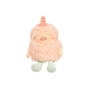 Милые необычные плюшевые куклы монстры с длинными волосами, высота 45см/55см JINXIANGHE, Cute Quirky Fluffy Monster[Pink]