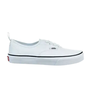 Кроссовки Authentic Elastic Lace Kids Vans, белый