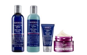 Набор для ухода за кожей Keyanshi для мужчин: очищающее средство, тоник и лосьон, увлажняющий и контролирующий жирность, комплект из четырех предметов Kiehl's