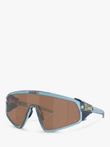 OO9404 унисекс Wrap солнцезащитные очки Oakley, Transparent Stonewash/Brown