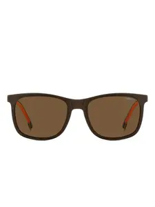 Очки в квадратной оправе Carrera, коричневый