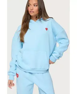 Женская толстовка с капюшоном Call Me Edikted, синий