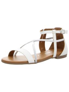 Белые сандалии с ремешками Tamaris