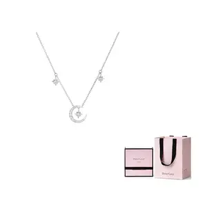 DODOGOGO Женское колье alloy серебристое в фирменной подарочной коробке