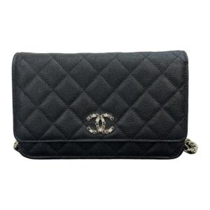 CHANEL Сумка через плечо из тисненой телячьей кожи