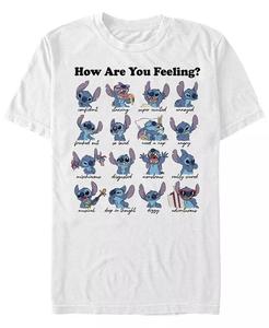 Мужская футболка с коротким рукавом Stitch Moods Fifth Sun, белый