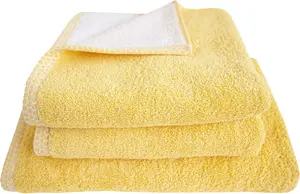 Набор полотенец Dyckhoff "Pure Natural Comb", (набор, 3 шт., 2 полотенца для рук (50х100см)-1 полотенце для душа (70х140см), 2 полотенца для рук (50х100см), 1 полотенце для душа (70х140см) (3 шт.), цвет banana