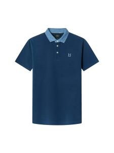 Футболка Hackett London Heritage, Blue denim/Light blue/Dark blue